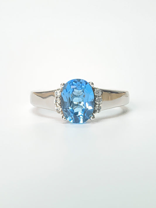 Starry Sea Topaz Ring