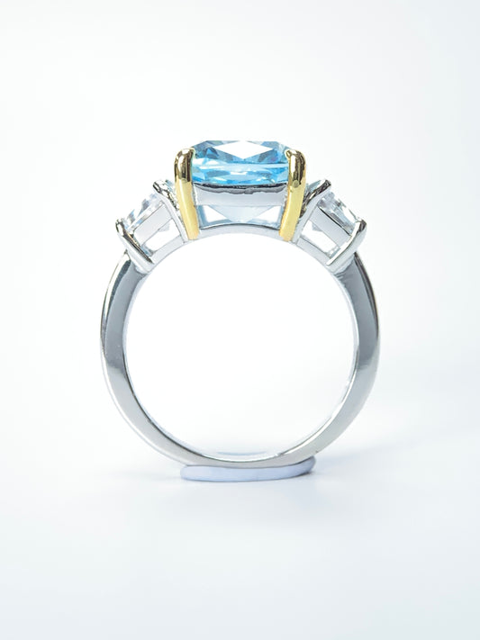 5ct Midnight Dreams Lab-Created Blue Diamond Ring