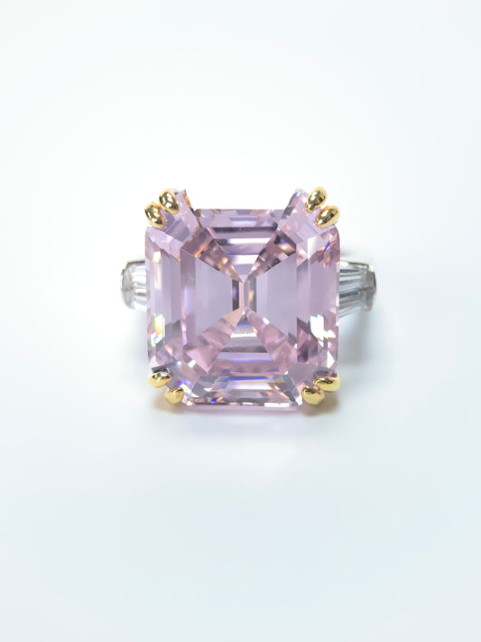 Pink Panther Lab-Created Pink Dimond Ring