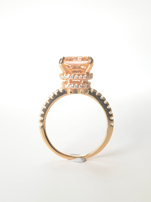 Pink Glitterati Lab-Created Gemstone Ring