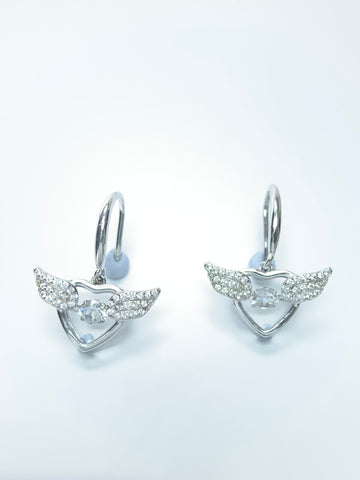 Dazzling Zircon 925 Silver Earrings