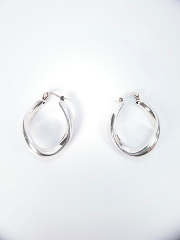 Dazzling Moon 925 Silver Earrings