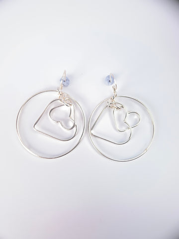 Modern Bar 925 Silver Earrings