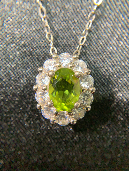 Natural Peridot Princess pendant