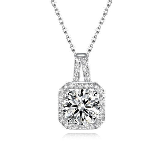 Summer Sugar Cube Set 925 Silver & Zircon stone pendant